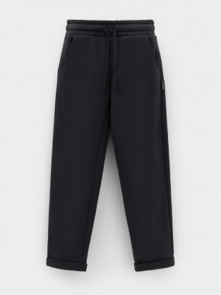 Брюки для мальчика, артикул: КР 400831, цвет: темно-серый - 2 фото