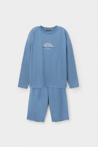 Комплекты для дома для мам, артикул: Е 20084, цвет: синий - 2 фото