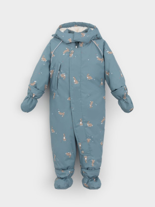 Комбинезоны утепленные для девочки, артикул: ВК 60131/н/2 УЗГ, цвет: серый - 2 фото