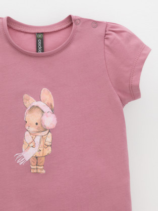 Футболка для девочки, артикул: КР 302454, цвет: розовый - 2 фото