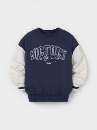 Свитшоты для мальчика, артикул: КР 303046, цвет: синий - 2 фото