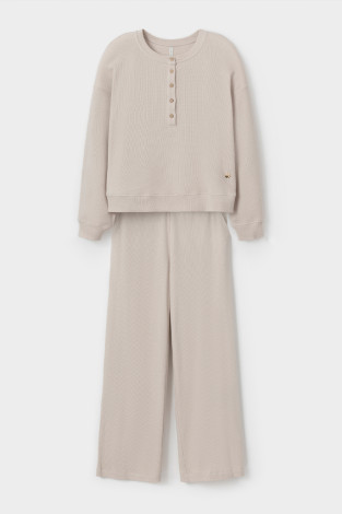 Комплекты для дома для мам, артикул: Е 20199, цвет: бежевый - 2 фото