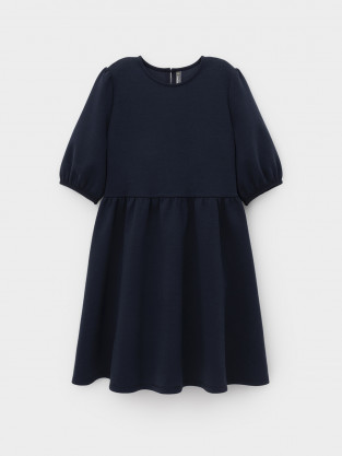 Платье для девочки, артикул: К 5935, цвет: синий - 2 фото