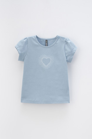 Футболка для девочки, артикул: КР 302219, цвет: синий - 2 фото