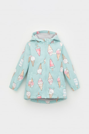 Куртка для девочки, артикул: ВК 32144/н/6 Ал, цвет: голубой - 2 фото