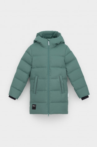 Пальто, плащи для мальчика, артикул: ВК 34070/5 УЗГ (122-158), цвет: зеленый - 2 фото