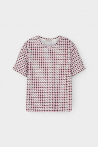 Футболки женские для мам, артикул: ЕВТ 3231, цвет: розовый - 2 фото