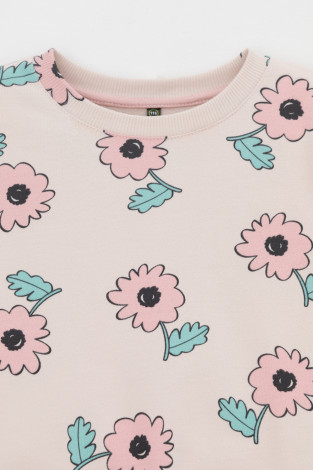 Джемпер для девочки, артикул: КР 302710-1, цвет: бежевый - 2 фото