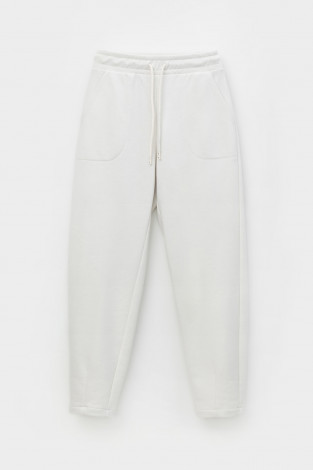 Брюки женские для мам, артикул: ЕВТ 4081, цвет: сливки2 - 2 фото