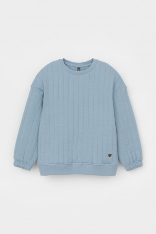 Свитшоты для девочки, артикул: КР 302420, цвет: синий - 2 фото