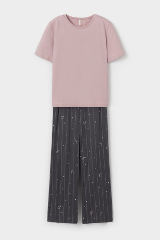 Комплекты для дома для мам, артикул: Е 20181, цвет: розовый - 2 фото