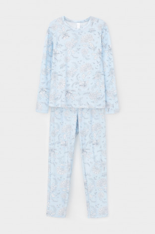 Комплекты для дома для мам, артикул: Е 20095, цвет: голубой - 2 фото