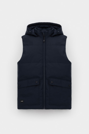 Жилеты для мальчика, артикул: ВК 35011/15 ГР (128-158), цвет: синий - 2 фото