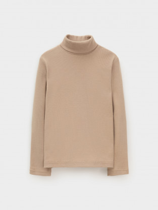 Водолазки для мальчика, артикул: КР 301477, цвет: бежевый - 2 фото