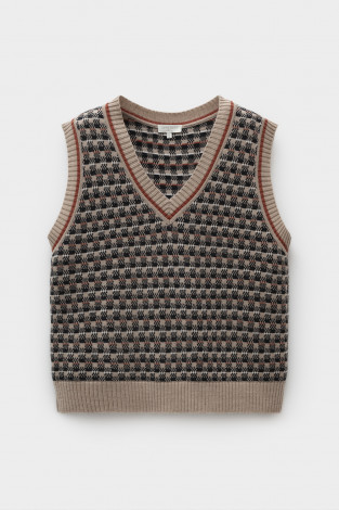 Жилеты женские для мам, артикул: ЕВ 30248/ш, цвет: бежевый - 2 фото