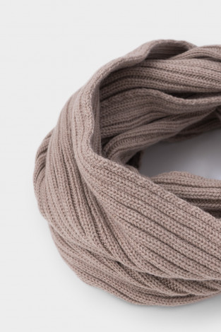 Шарф для девочки, артикул: КВ 15009/ш, цвет: бежевый - 2 фото