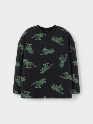 Лонгсливы для мальчика, артикул: КР 302273-1, цвет: темно-серый - 2 фото