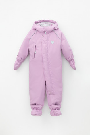 Комбинезоны утепленные для девочки, артикул: ВК 60032/3 Ал, цвет: фиолетовый - 2 фото
