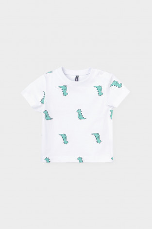 Футболка для мальчика, артикул: КР 302034, цвет: белый - 2 фото