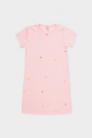Ночная сорочка для девочки, артикул: К 1156, цвет: розовый - 2 фото