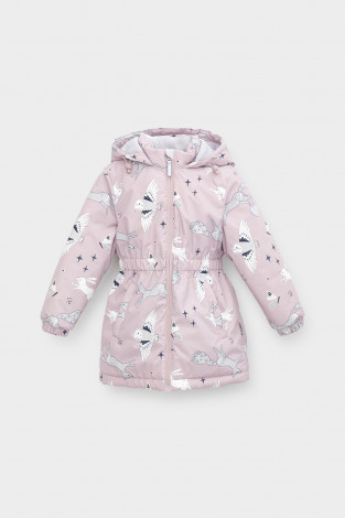 Куртка для девочки, артикул: ВК 38098/н/2 УЗГ, цвет: розовый - 2 фото