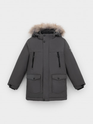Куртки для мальчика, артикул: ВК 36111/1 ГР, цвет: темно-серый - 2 фото