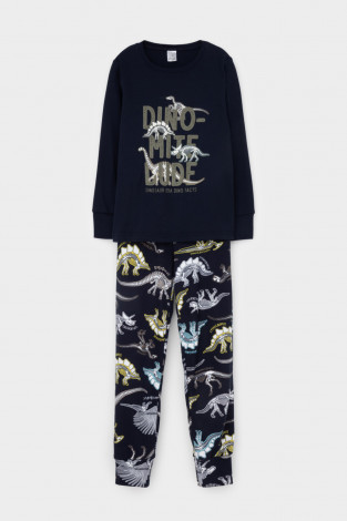 Пижама для мальчика, артикул: К 1541/24, цвет: темно-синий - 2 фото