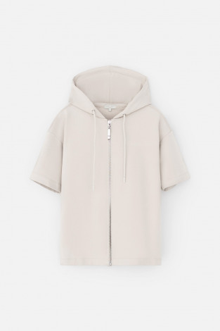 Жакеты, куртки женские для мам, артикул: ЕВТ 3287, цвет: светло-бежевый - 2 фото