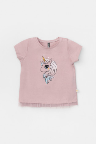 Футболка для девочки, артикул: КР 302321, цвет: розовый - 2 фото