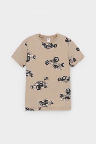 Пижама для мальчика, артикул: К 1614, цвет: бежевый - 2 фото
