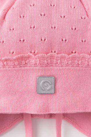 Шапка для девочки, артикул: КВ 20343/х, цвет: розовый - 2 фото