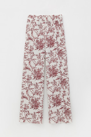 Брюки для дома для мам, артикул: Е 40046, цвет: светло-розовый - 2 фото