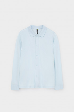 Рубашки для мальчика, артикул: К 302499, цвет: светло-голубой - 2 фото