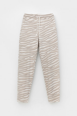 Брюки женские для мам, артикул: ЕВТ 4082, цвет: бежевый - 2 фото