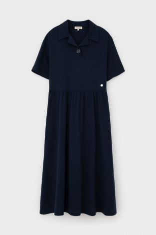 Платья женские для мам, артикул: ЕВТ 5065, цвет: синий - 2 фото