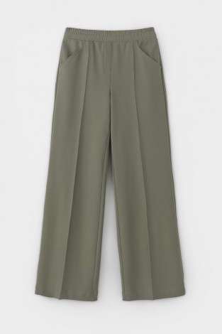 Брюки женские для мам, артикул: ЕВТ 4123, цвет: зеленый - 2 фото
