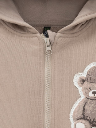 Комбинезон для мальчика, артикул: КР 6557, цвет: бежевый - 2 фото