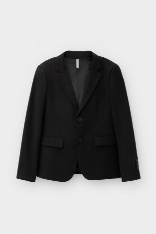 Жакет для мальчика, артикул: ТК 37021, цвет: черный - 2 фото