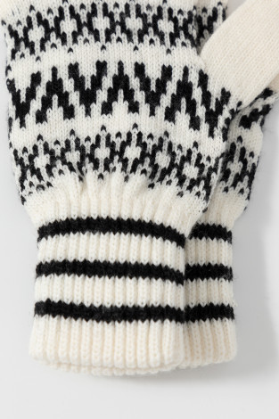 Перчатки женские для мам, артикул: ЕВ 10011/ш, цвет: сахар - 2 фото