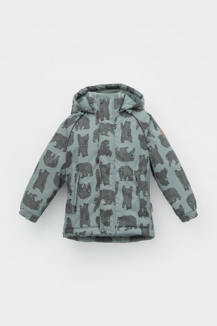 Куртки для мальчика, артикул: ВК 36084/н/1 Ал, цвет: зеленый - 2 фото