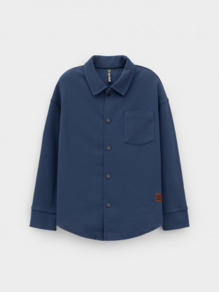 Рубашки для мальчика, артикул: КР 302794, цвет: синий - 2 фото