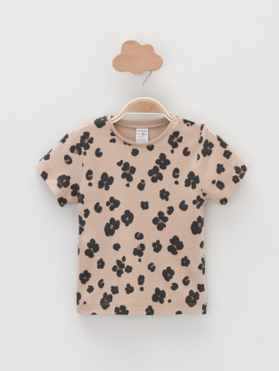 Футболка для новорожденных, артикул: К 301156-2уп, цвет: бежевый - 2 фото