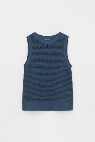 Майки женские для мам, артикул: ЕВ 30153, цвет: синий - 2 фото