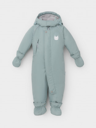 Комбинезоны утепленные для девочки, артикул: ВК 60132/2 УЗГ, цвет: зеленый - 2 фото