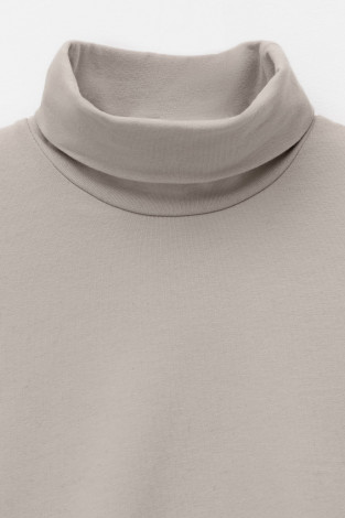 Водолазки женские для мам, артикул: ЕВТ 3264, цвет: бежевый - 2 фото