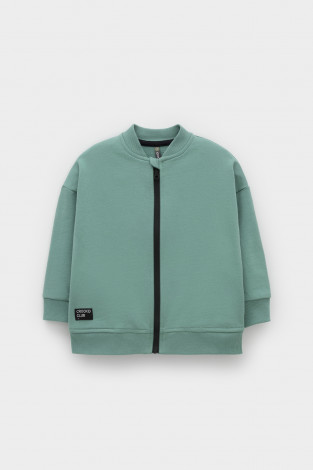 Жакет для мальчика, артикул: КР 302411, цвет: зеленый - 2 фото