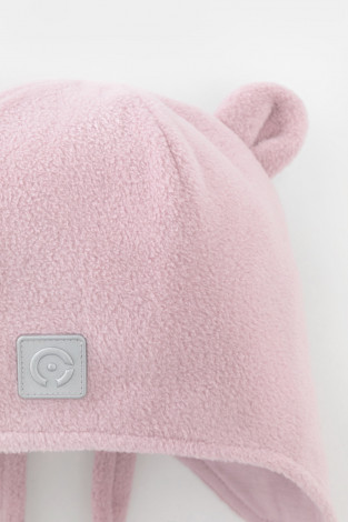 Шапка для девочки, артикул: ФЛ 80012/25/5 ГР, цвет: розовый - 2 фото