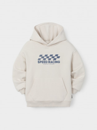 Худи для мальчика, артикул: КР 302980, цвет: светло-бежевый - 2 фото