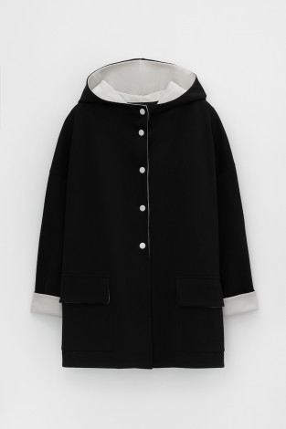 Жакеты, куртки женские для мам, артикул: ЕВТ 3202, цвет: черный3 - 2 фото