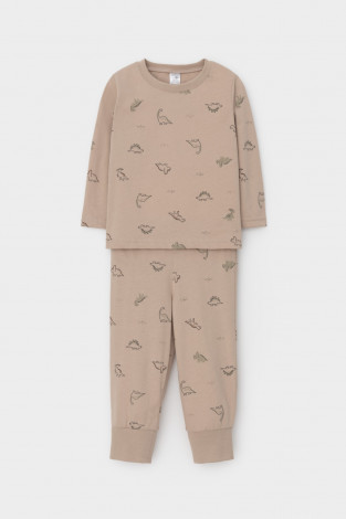 Пижама для мальчика, артикул: К 1561, цвет: бежевый - 2 фото